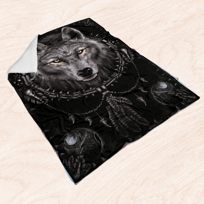 Native American 3D All Over Printed Blanket