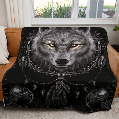 Native American 3D All Over Printed Blanket