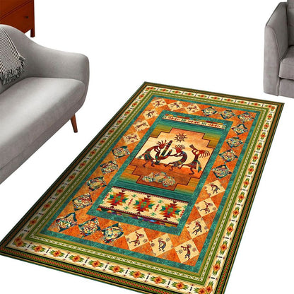 Native American 3D All Over Printed Rug
