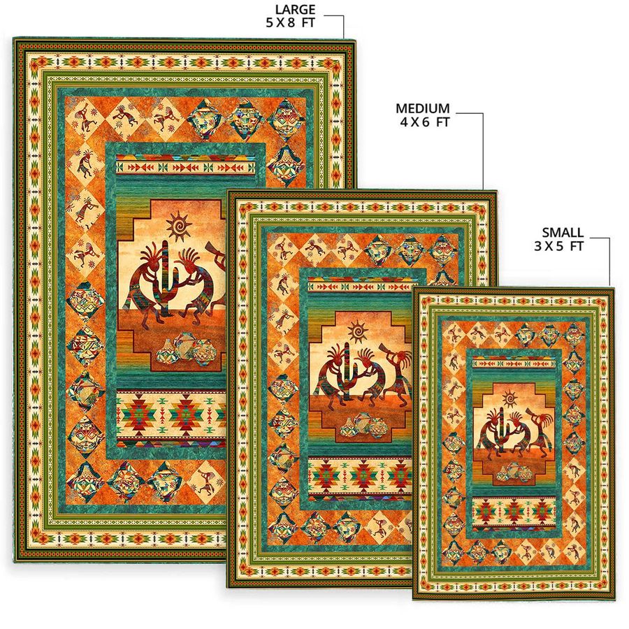 Native American 3D All Over Printed Rug