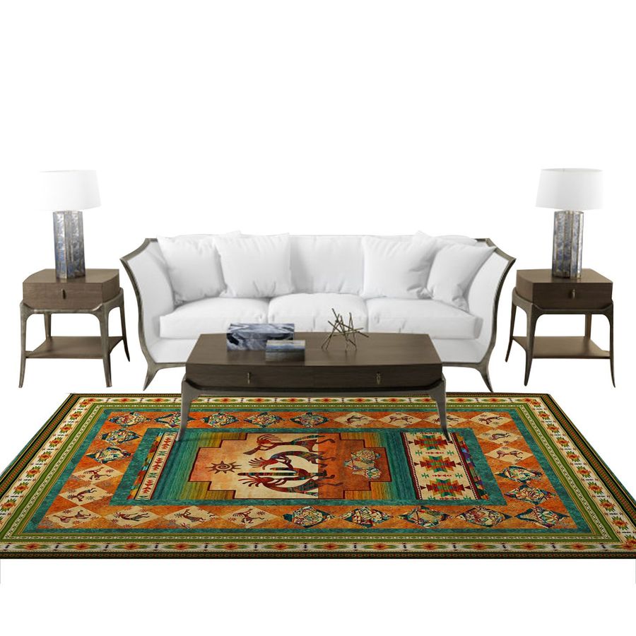 Native American 3D All Over Printed Rug
