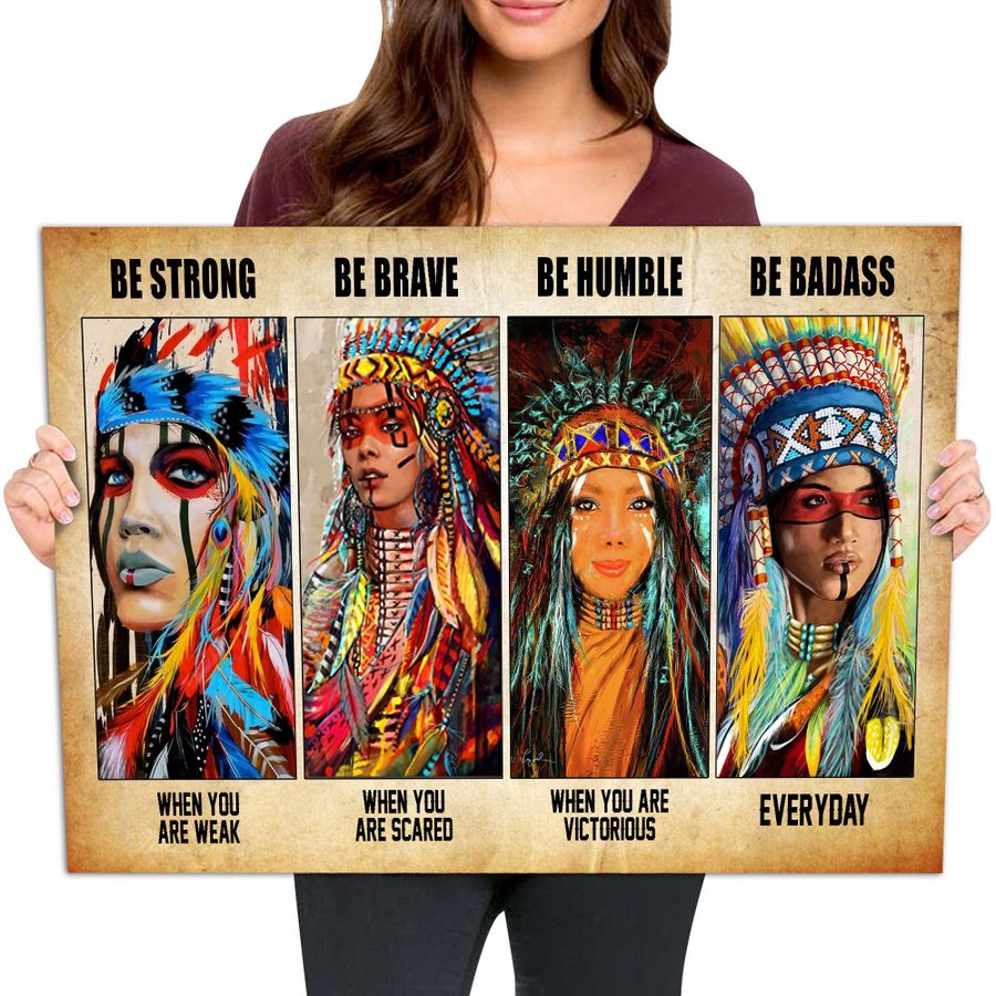 Native American Poster Horizontal
