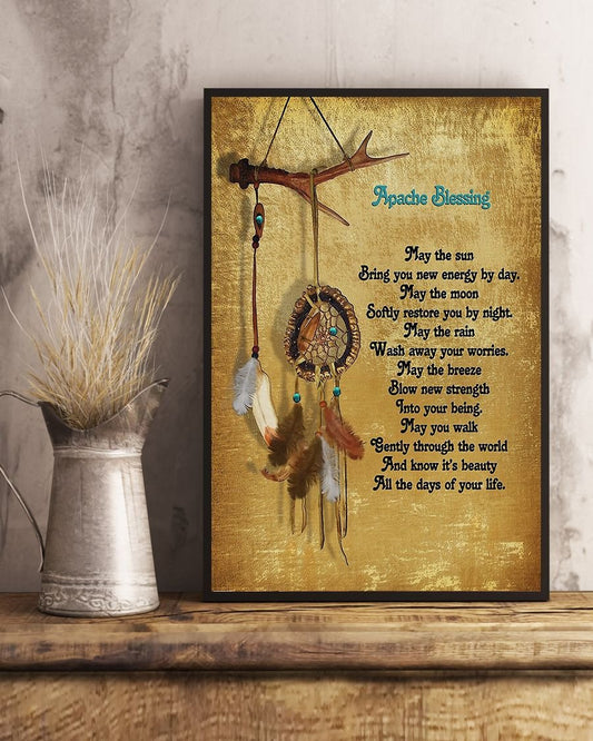 Native American 3D Printed Vertical Poster