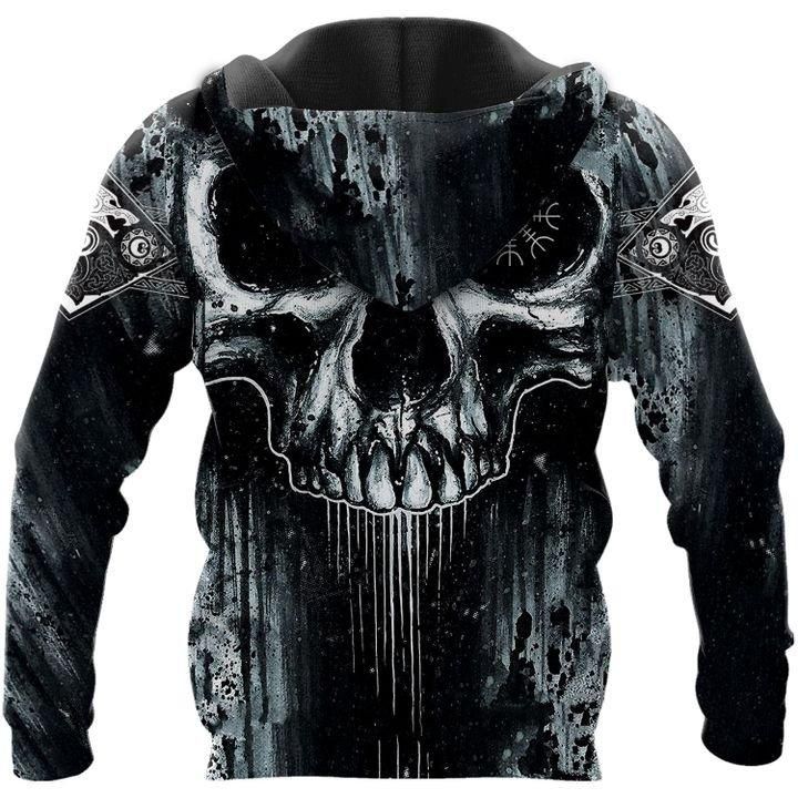Viking Skull Hoodie For Men And Women