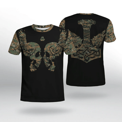 Viking Skull Hoodie For Men And Women