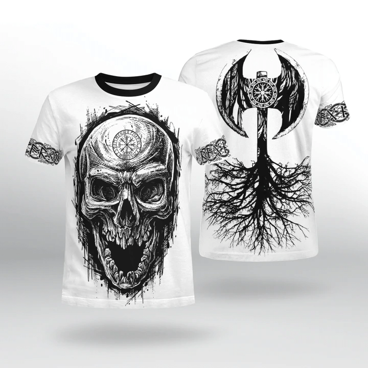 Viking Skull Hoodie For Men And Women