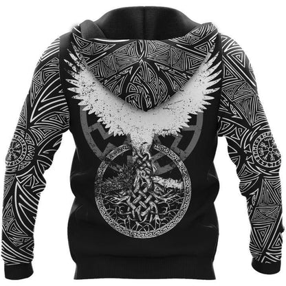 Viking Skull Hoodie For Men And Women
