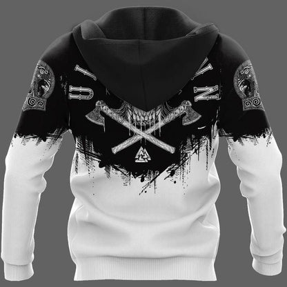 Viking Skull Hoodie For Men And Women
