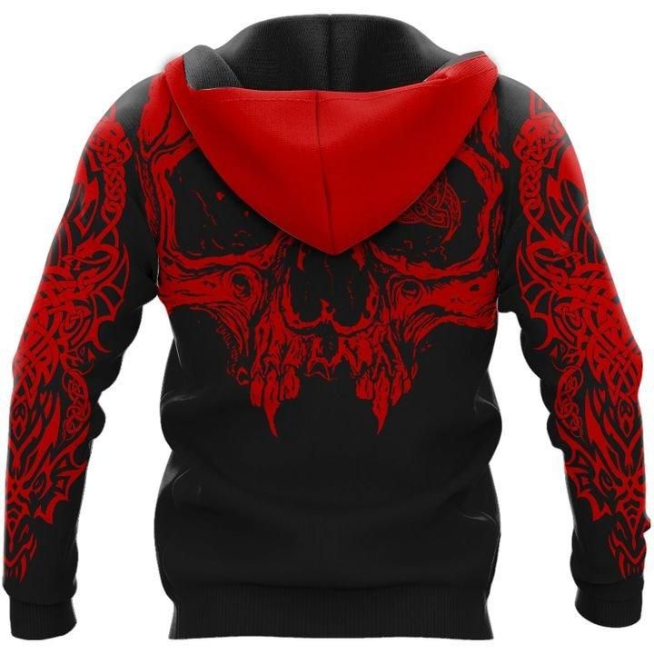 Viking Skull Hoodie For Men And Women