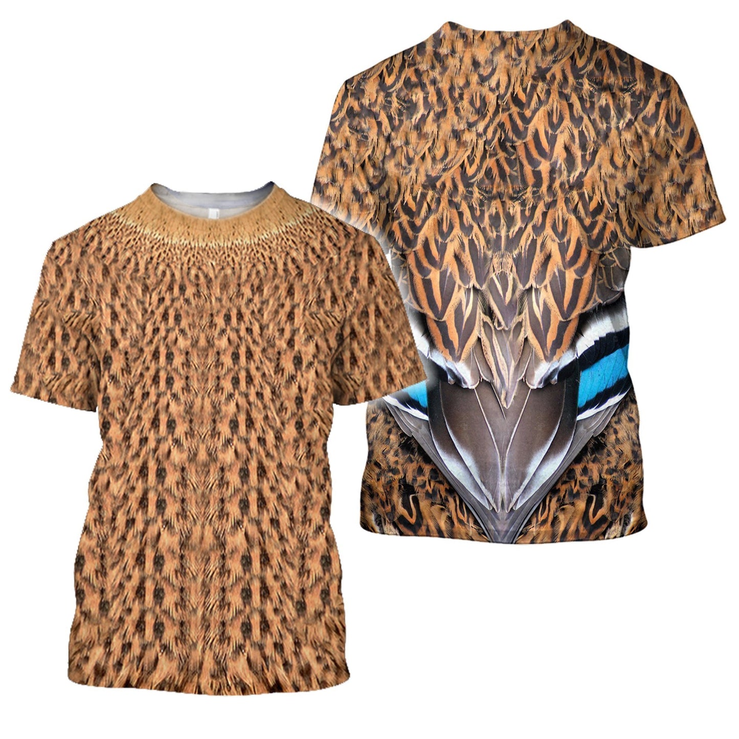 Female Mallard Duck Cover 3D All Over Printed Shirts-Apparel-HP Arts-T-Shirt-S-Vibe Cosy™