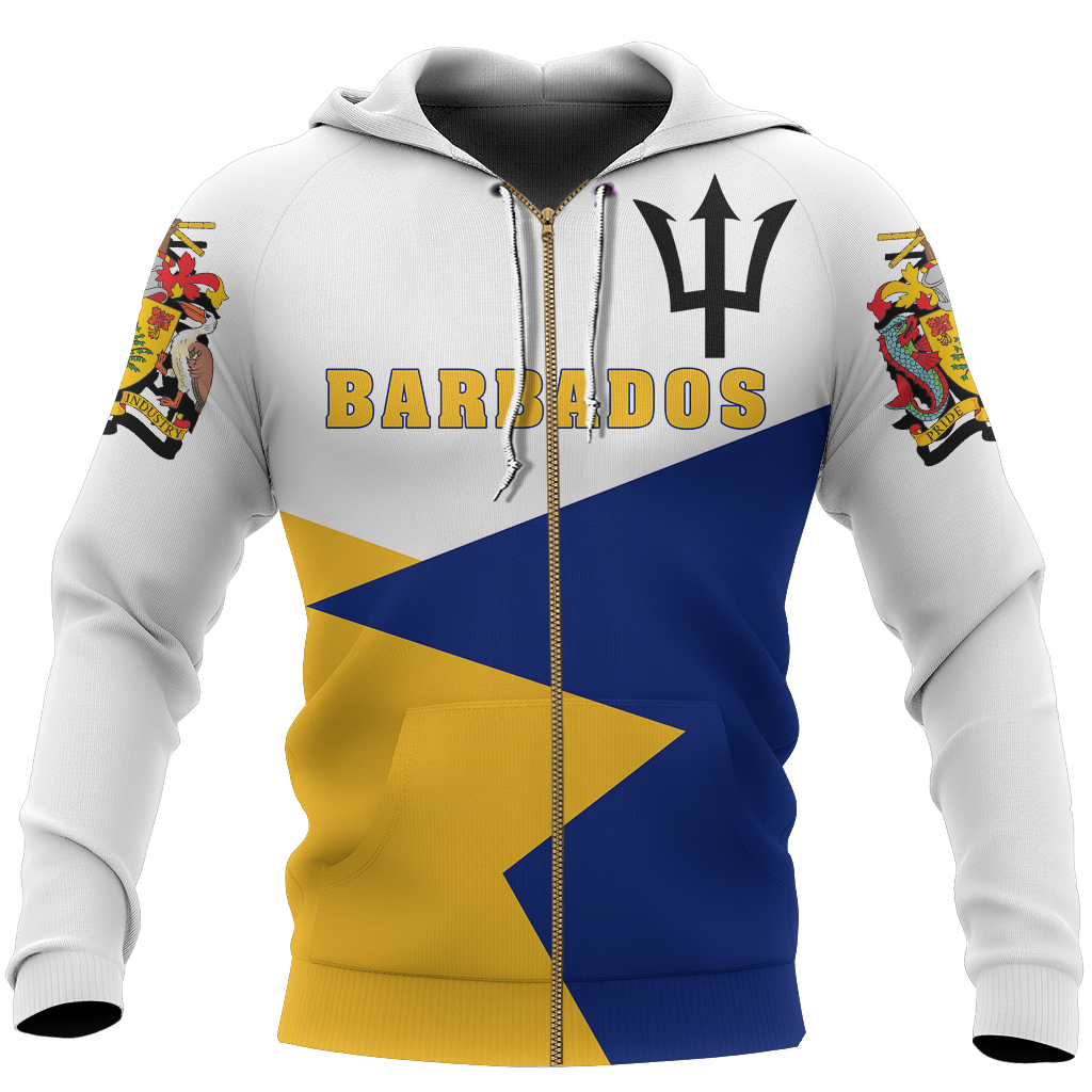 Barbados Hoodie - Dentil-Apparel-PL8386-Zipped Hoodie-S-Vibe Cosy™