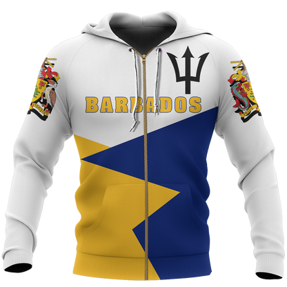 Barbados Hoodie - Dentil-Apparel-PL8386-Zipped Hoodie-S-Vibe Cosy™