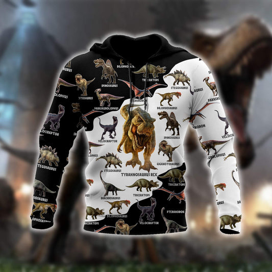 Dinosaur World 3D all over printed shirts