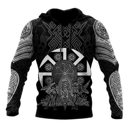Tribal Wolf Tattoo Slavic Unisex Shirts AM102082ST