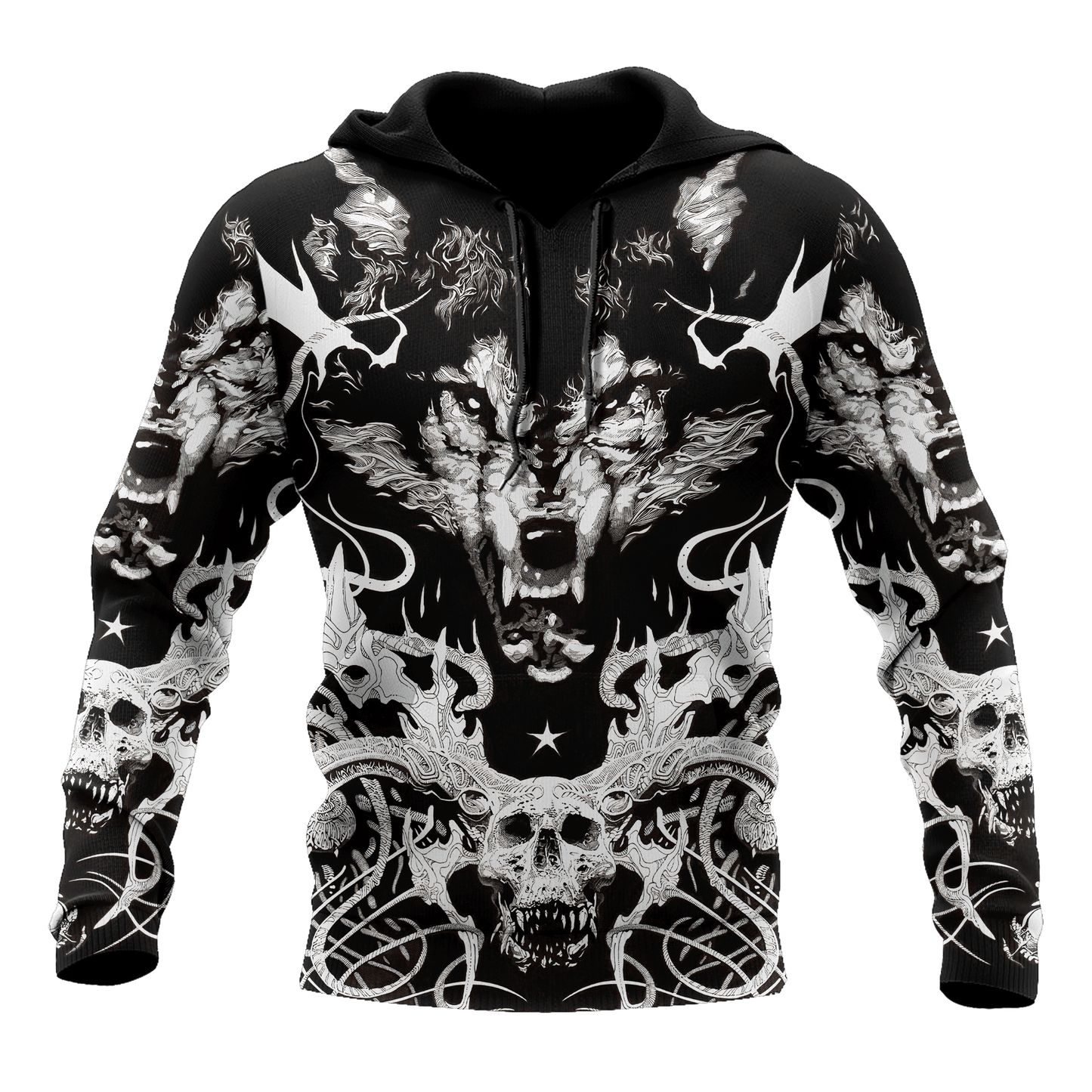 3D All Over Printed Wolf Tattoo Unisex Shirts AM102066