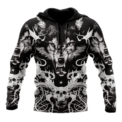 3D All Over Printed Wolf Tattoo Unisex Shirts AM102066