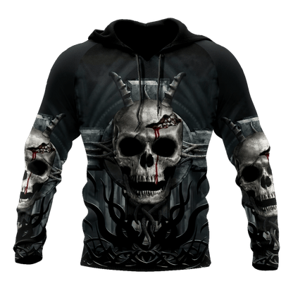 Premium Skull Cross All Over Printed Shirts For Men And Women MEI