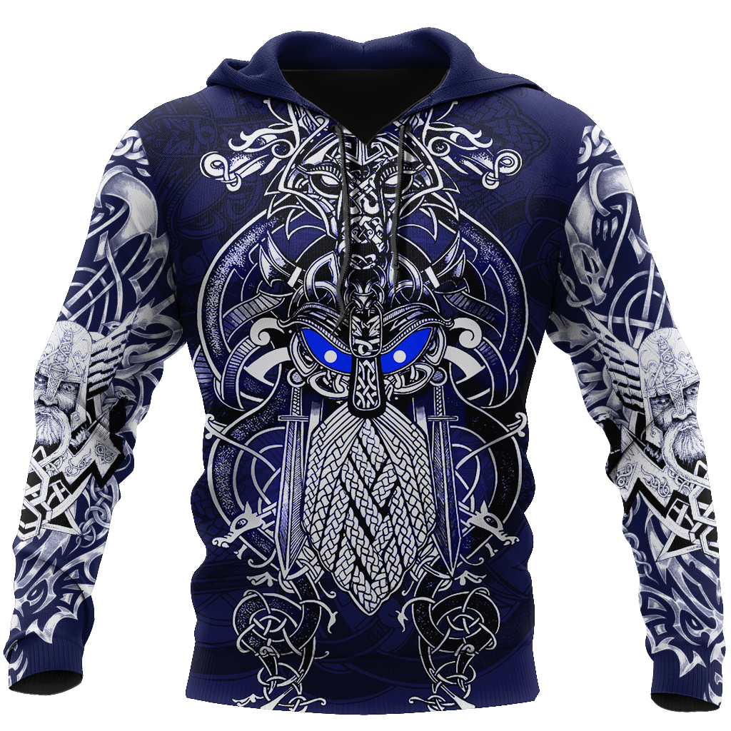 Odin Viking Tattoo Style-Apparel-HP Arts-Hoodie-S-Vibe Cosy™
