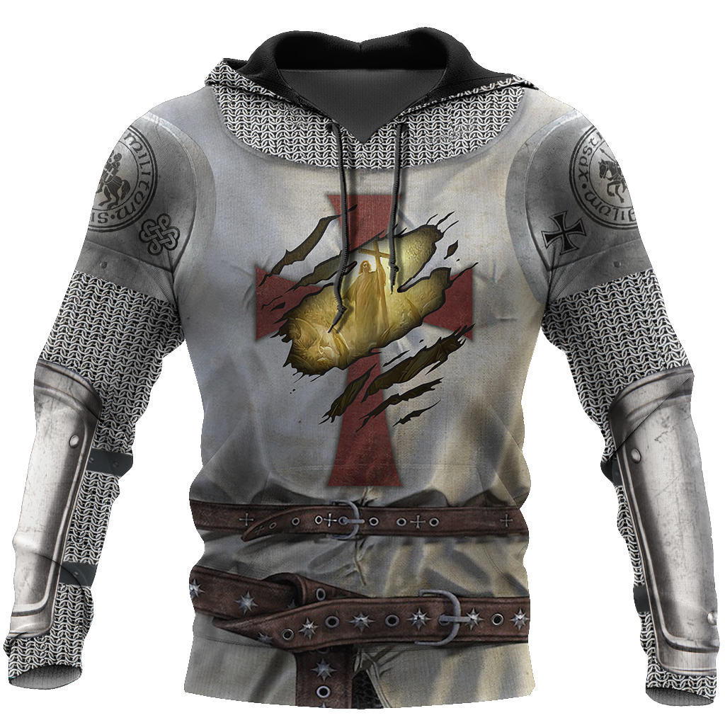 Knight Templar 3D All Over Printed Shirts For Men and Women-Apparel-HP Arts-Hoodie-S-Vibe Cosy™