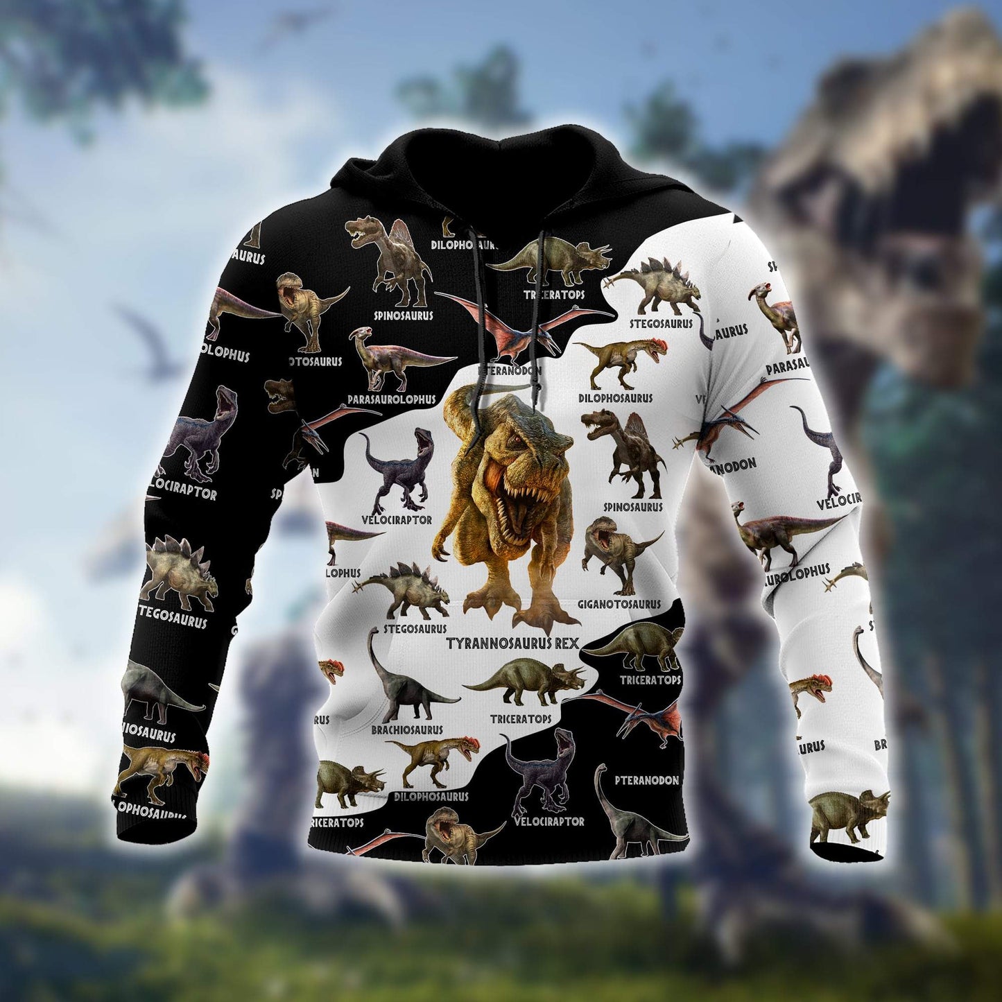 Dinosaur World 3D all over printed shirts