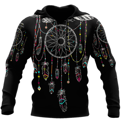 Native American Dreamcatcher 3D All Over Printed Shirts For Men and Women TT062060-Apparel-TT-Hoodie-S-Vibe Cosy™