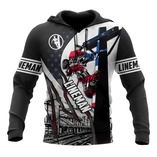 Premium Unisex All Over Printed Lineman Shirts MEI