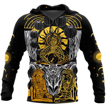 Tarot Cards The Chariot 3D All Over Printed Shirts For Men and Women AM150602-Apparel-TT-Hoodie-S-Vibe Cosy™