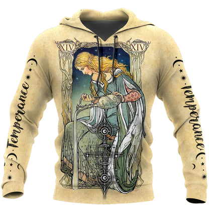 Tarot Cards Temperance 3D All Over Printed Shirts For Men and Women AM150604-Apparel-TT-Hoodie-S-Vibe Cosy™