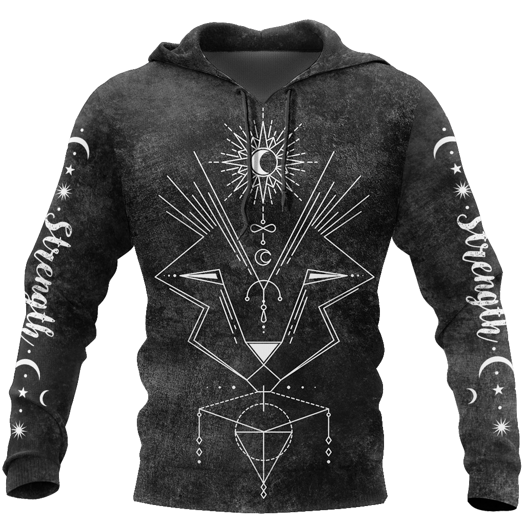 Tarot Cards Strength 3D All Over Printed Shirts For Men and Women AM150603-Apparel-TT-Hoodie-S-Vibe Cosy™