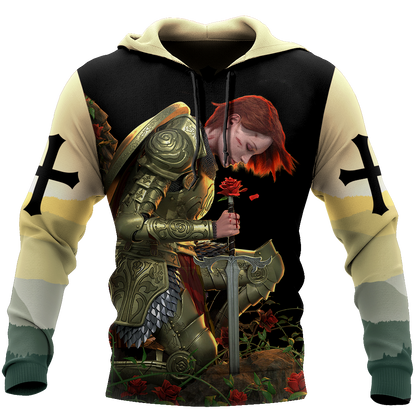 A CHILD OF GOD A WOMAN OF FAITH A WARRIOR OF CHRIST ALL OVER PRINTED SHIRTS-Apparel-HP Arts-Hoodie-S-Vibe Cosy™
