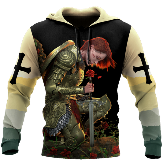 A CHILD OF GOD A WOMAN OF FAITH A WARRIOR OF CHRIST ALL OVER PRINTED SHIRTS-Apparel-HP Arts-Hoodie-S-Vibe Cosy™