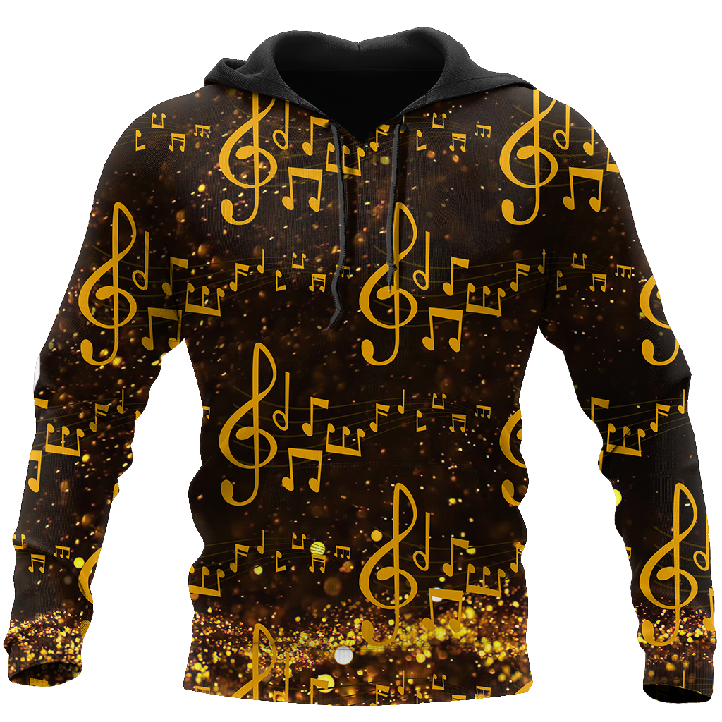 Music Note 3D All Over Printes-Apparel-HP Arts-Hoodie-S-Vibe Cosy™