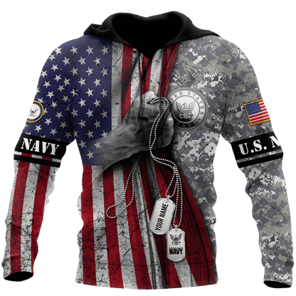 Soldier US Navy 3D All Over Printed Shirt Hoodie AM082039 - Amaze Style™-Apparel