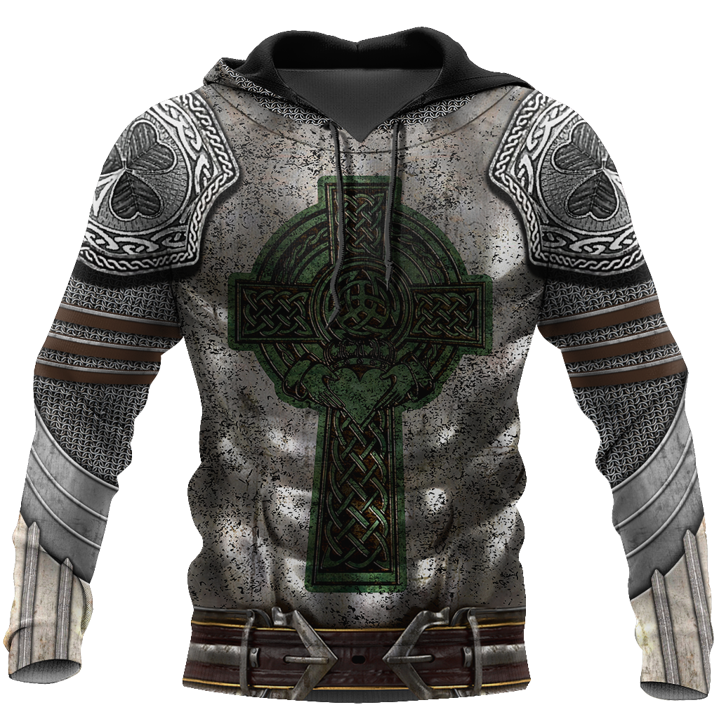 Irish Armor Warrior Chainmail 3D All Over Printed Shirts For Men and Women AM250204-Apparel-TT-Hoodie-S-Vibe Cosy™