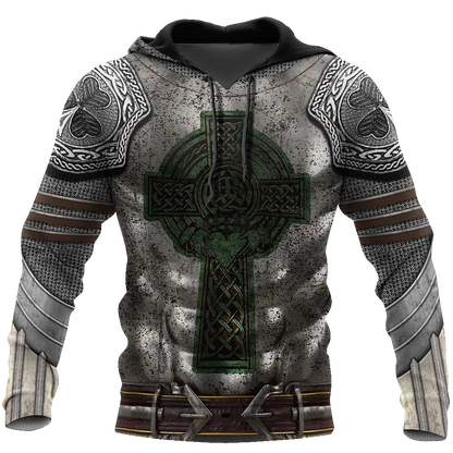 Irish Armor Warrior Chainmail 3D All Over Printed Shirts For Men and Women AM250204-Apparel-TT-Hoodie-S-Vibe Cosy™