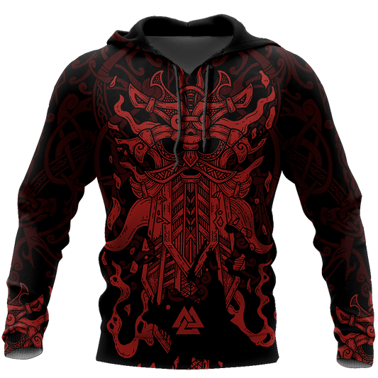 Viking Odin Style 2-Apparel-HP Arts-Hoodie-S-Vibe Cosy™
