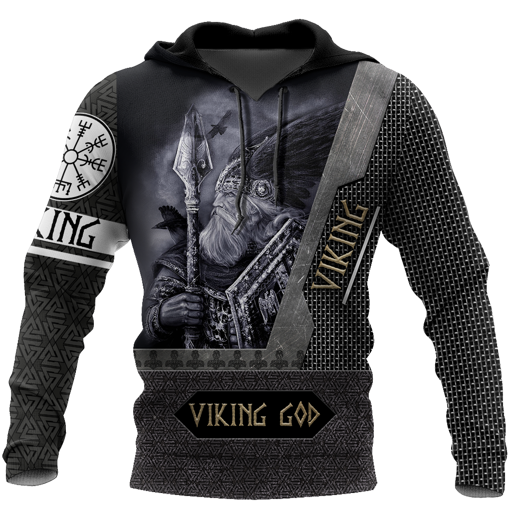VIKING GOD 3D ALL OVER PRINTED-Apparel-HP Arts-Hoodie-S-Vibe Cosy™