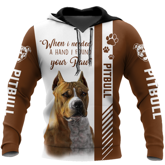 Pitbull 3D All Over Printed Shirts for Men and Women AM090106-Apparel-TT-Hoodie-S-Vibe Cosy™