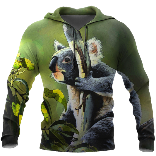 Love Koala 3D All Over Printed Shirts for Men and Women AM160101-Apparel-TT-Hoodie-S-Vibe Cosy™