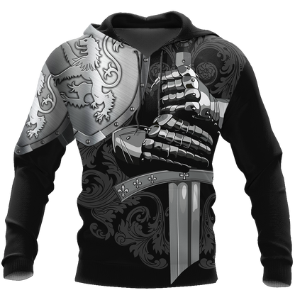 Scottish Lion Armor 3D All Over Printed Shirts for Men and Women AM240201-Apparel-TT-Hoodie-S-Vibe Cosy™