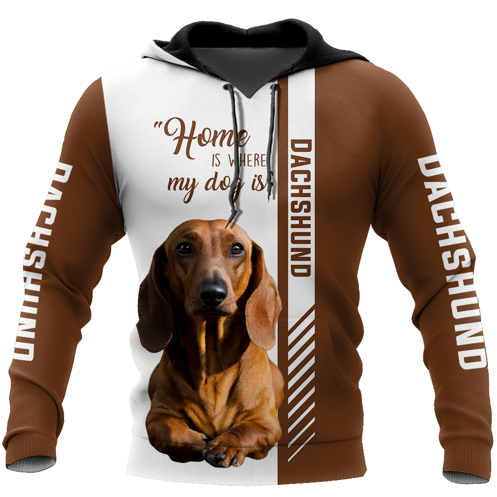 Dachshund 3D All Over Printed Shirts for Men and Women AM090101-Apparel-TT-Hoodie-S-Vibe Cosy™