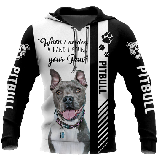 Pitbull 3D All Over Printed Shirts for Men and Women AM090105-Apparel-TT-Hoodie-S-Vibe Cosy™