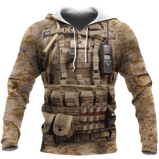 All Over Printed Marine Corps Uniforms-Apparel-HP Arts-Hoodie-S-Vibe Cosy™