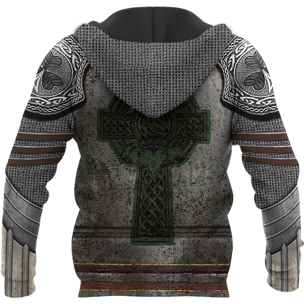 Irish Armor Warrior Chainmail 3D All Over Printed Shirts For Men and Women AM250204-Apparel-TT-Hoodie-S-Vibe Cosy™