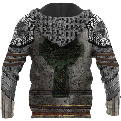 Irish Armor Warrior Chainmail 3D All Over Printed Shirts For Men and Women AM250204-Apparel-TT-Hoodie-S-Vibe Cosy™