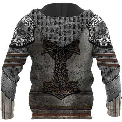 Irish Armor Warrior Chainmail 3D All Over Printed Shirts For Men and Women AM250203-Apparel-TT-Hoodie-S-Vibe Cosy™