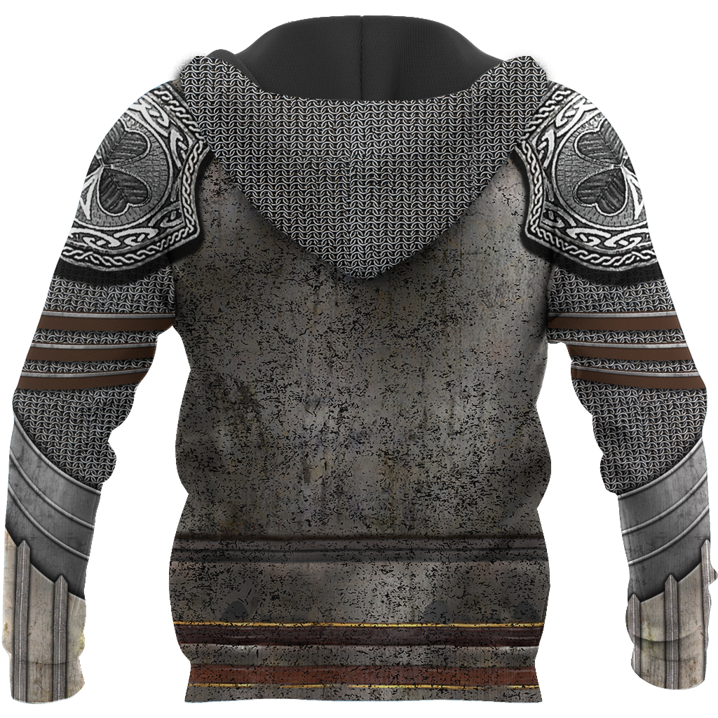 Irish Armor Warrior Knight Chainmail 3D All Over Printed Shirts For Men and Women AM260202-Apparel-TT-Hoodie-S-Vibe Cosy™