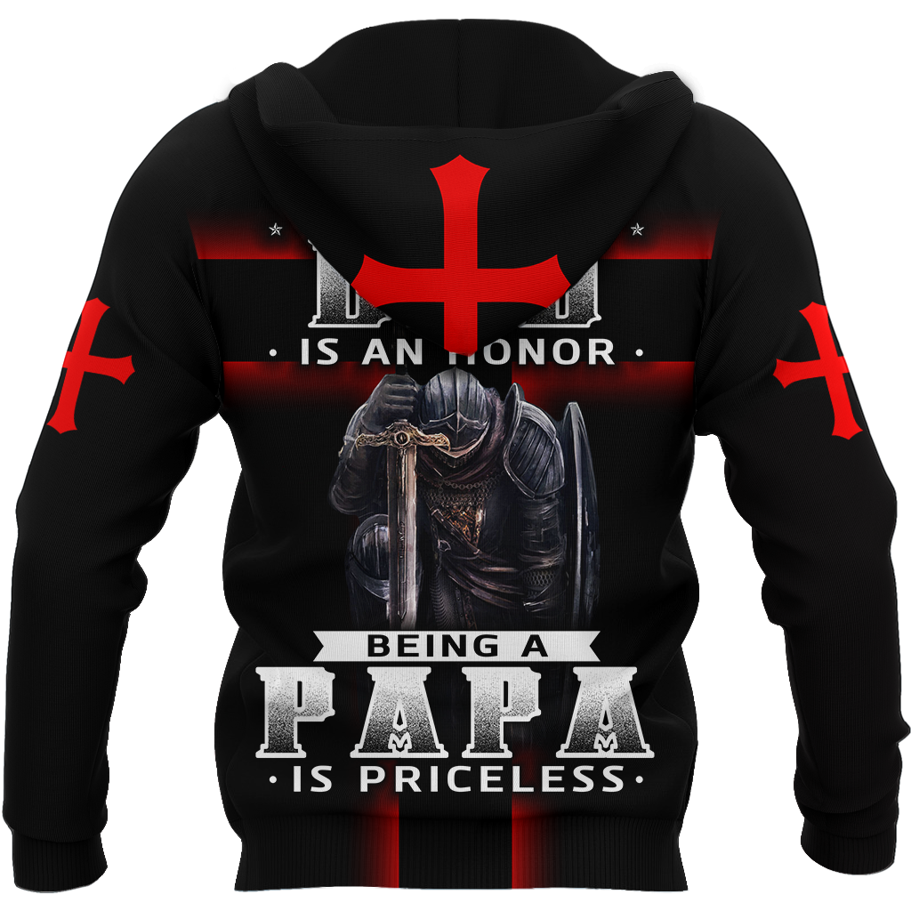 Being a Dad is an Honor Being a Papa is Priceless-Apparel-HP Arts-Hoodie-S-Vibe Cosy™