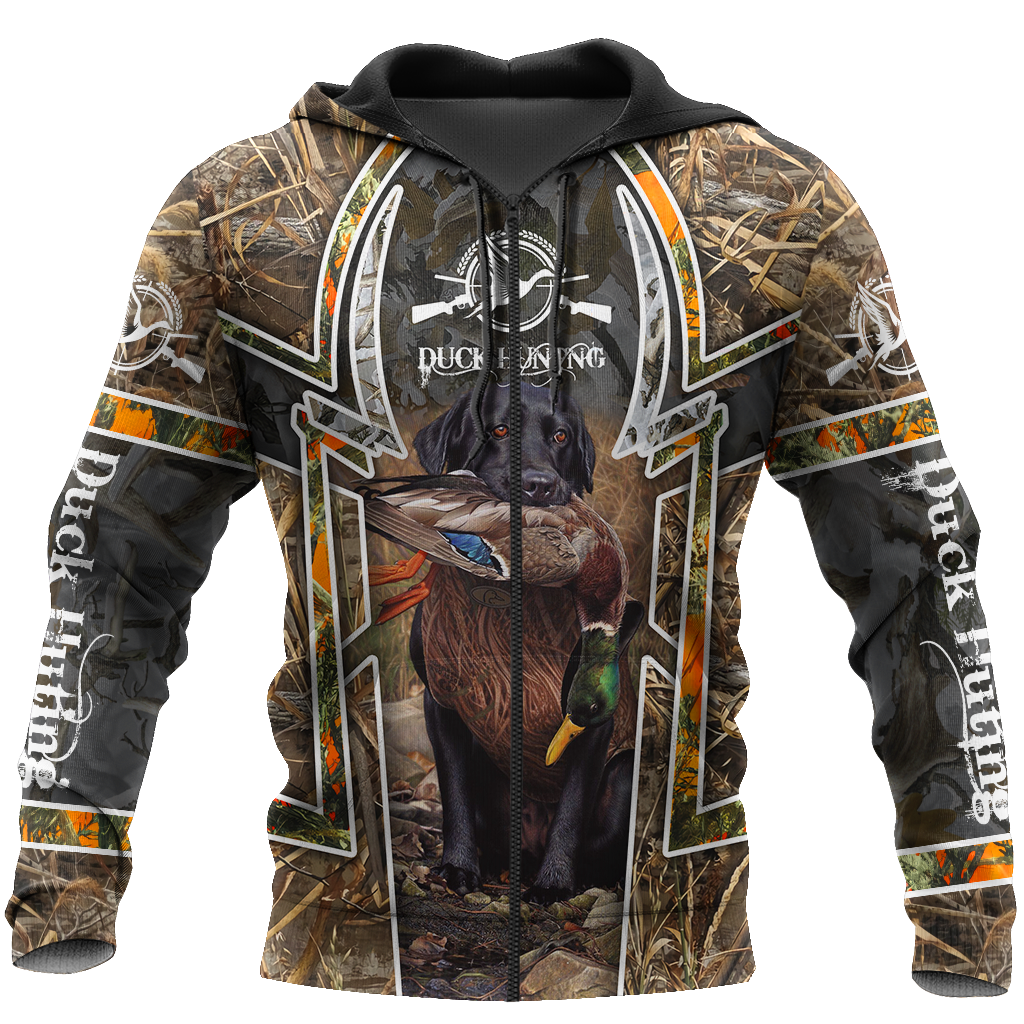 Mallard Duck Hunting 3D All Over Printed Shirts for Men and Women AM261102-Apparel-TT-Zipped Hoodie-S-Vibe Cosy™