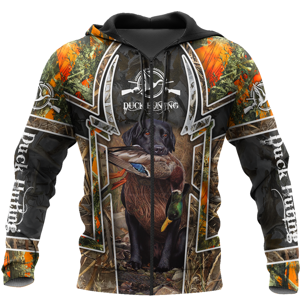 Mallard Duck Hunting 3D All Over Printed Shirts for Men and Women AM261103-Apparel-TT-Zipped Hoodie-S-Vibe Cosy™